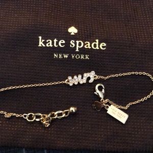 Gold Say Yea MRS Kate Spade bracelet